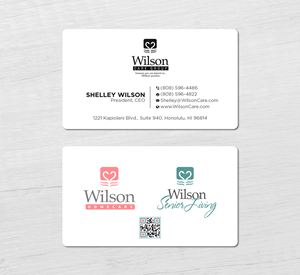 Business Card Design by Uttom 2 for Wilson Care Group | Design: #33341820