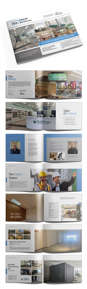 Diseño de Brochure por Osama Soliman para Precise Fitout Solutions Pty Ltd | Diseño: #33361200