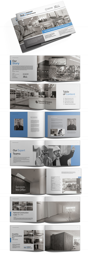 Diseño de Brochure por Osama Soliman para Precise Fitout Solutions Pty Ltd | Diseño: #33365975