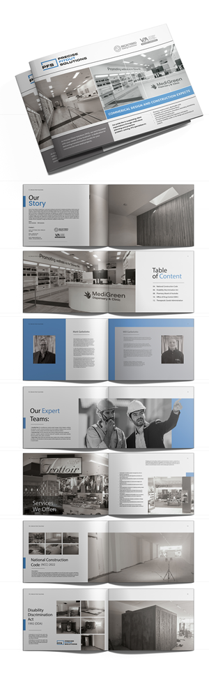 Diseño de Brochure por Osama Soliman para Precise Fitout Solutions Pty Ltd | Diseño: #33366596