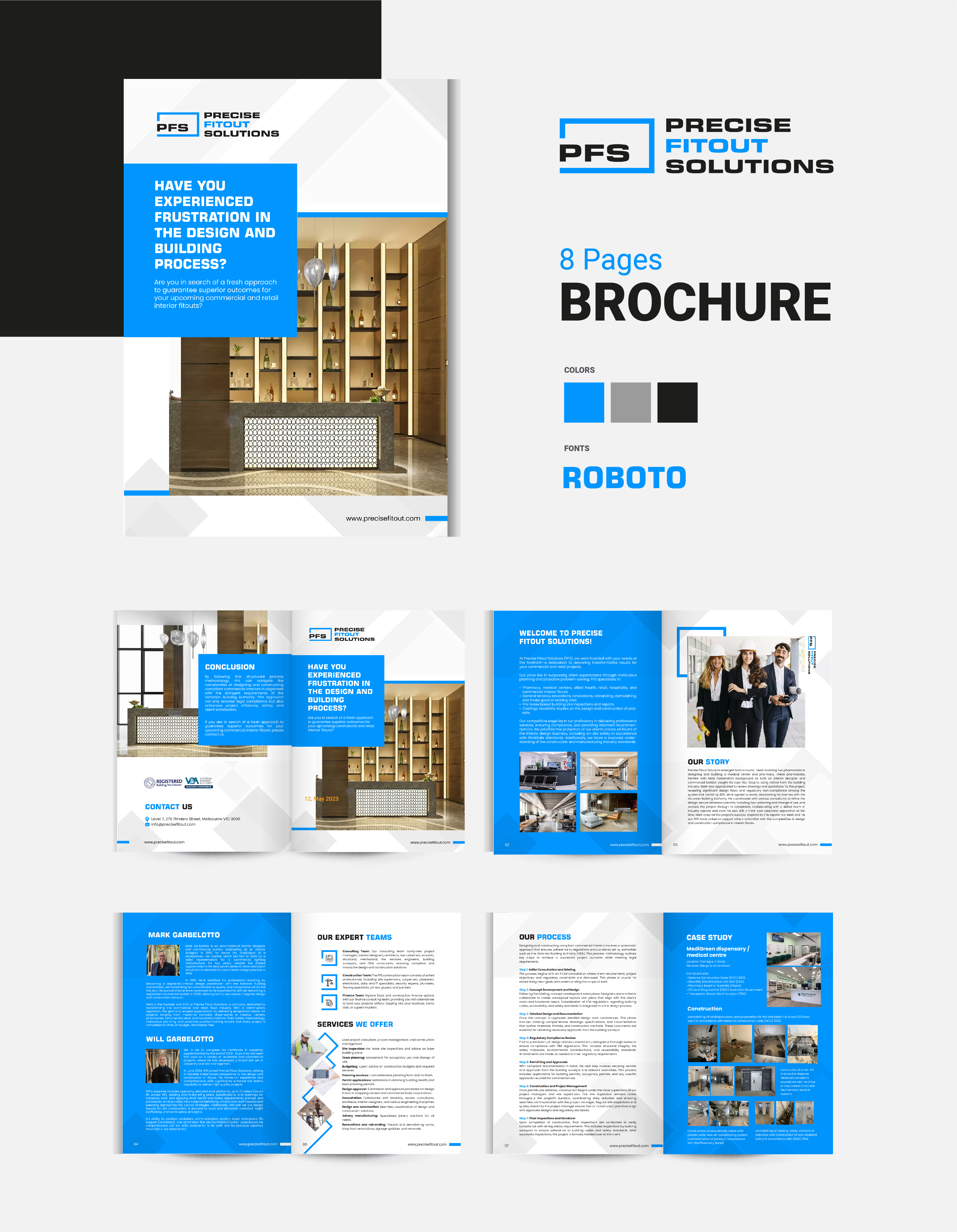 Diseño de Brochure por Achiver para Precise Fitout Solutions Pty Ltd | Diseño #33386761
