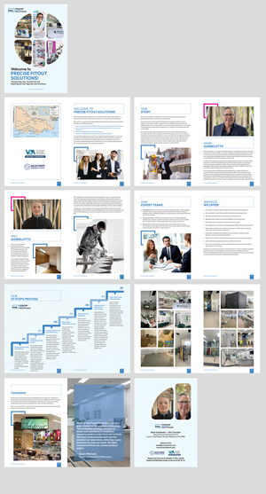 Design de Brochure par Azmat pour Precise Fitout Solutions Pty Ltd | Design #33363098