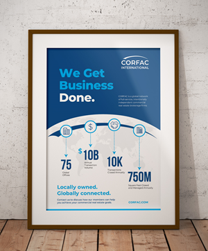 Diseño Infográfico por JK18 para CORFAC International  | Diseño #33356264
