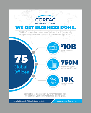 Diseño Infográfico por LAXMI DESIGNHUB para CORFAC International  | Diseño #33360293