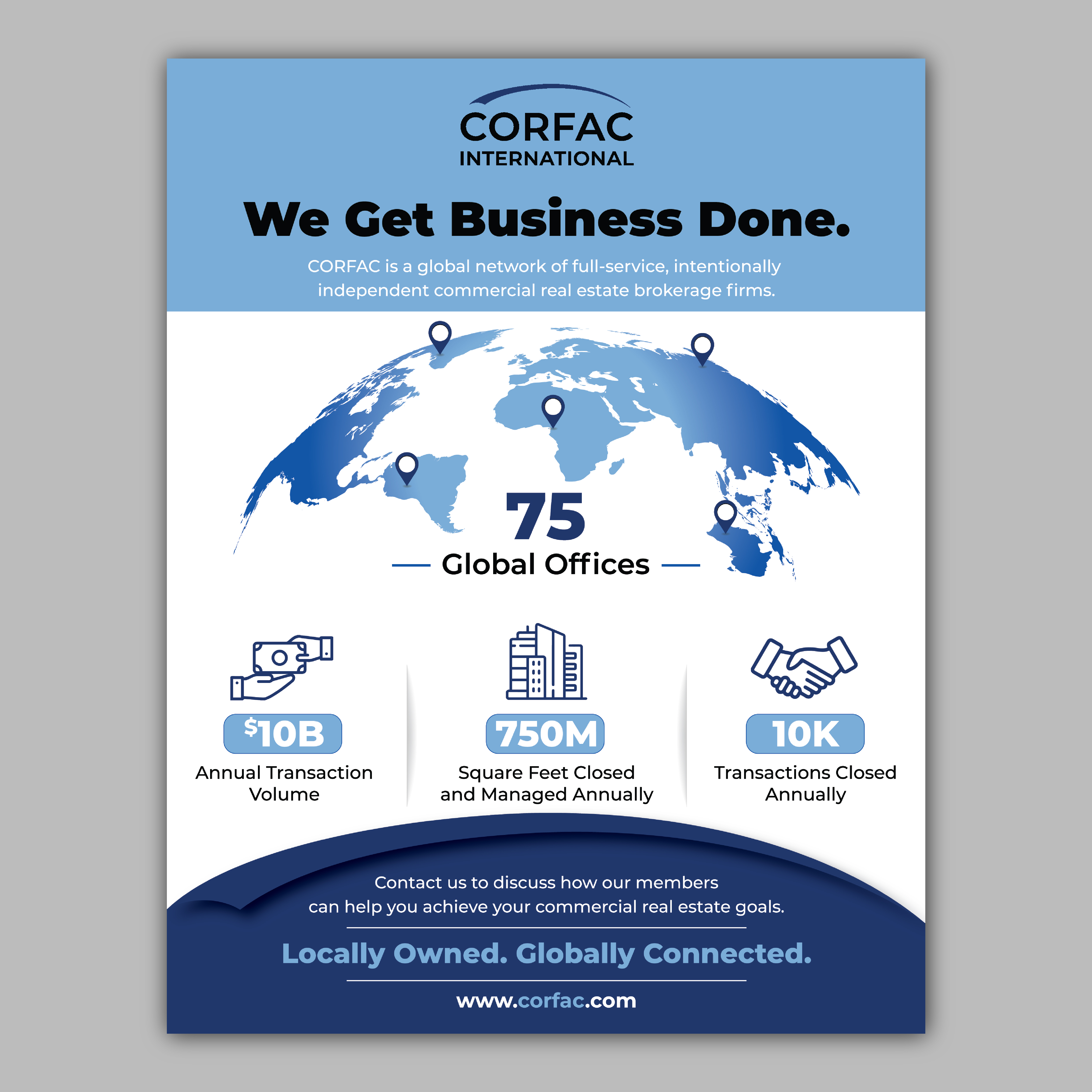 Infographic Design by Bidita Saha for CORFAC International  | Design #33382192