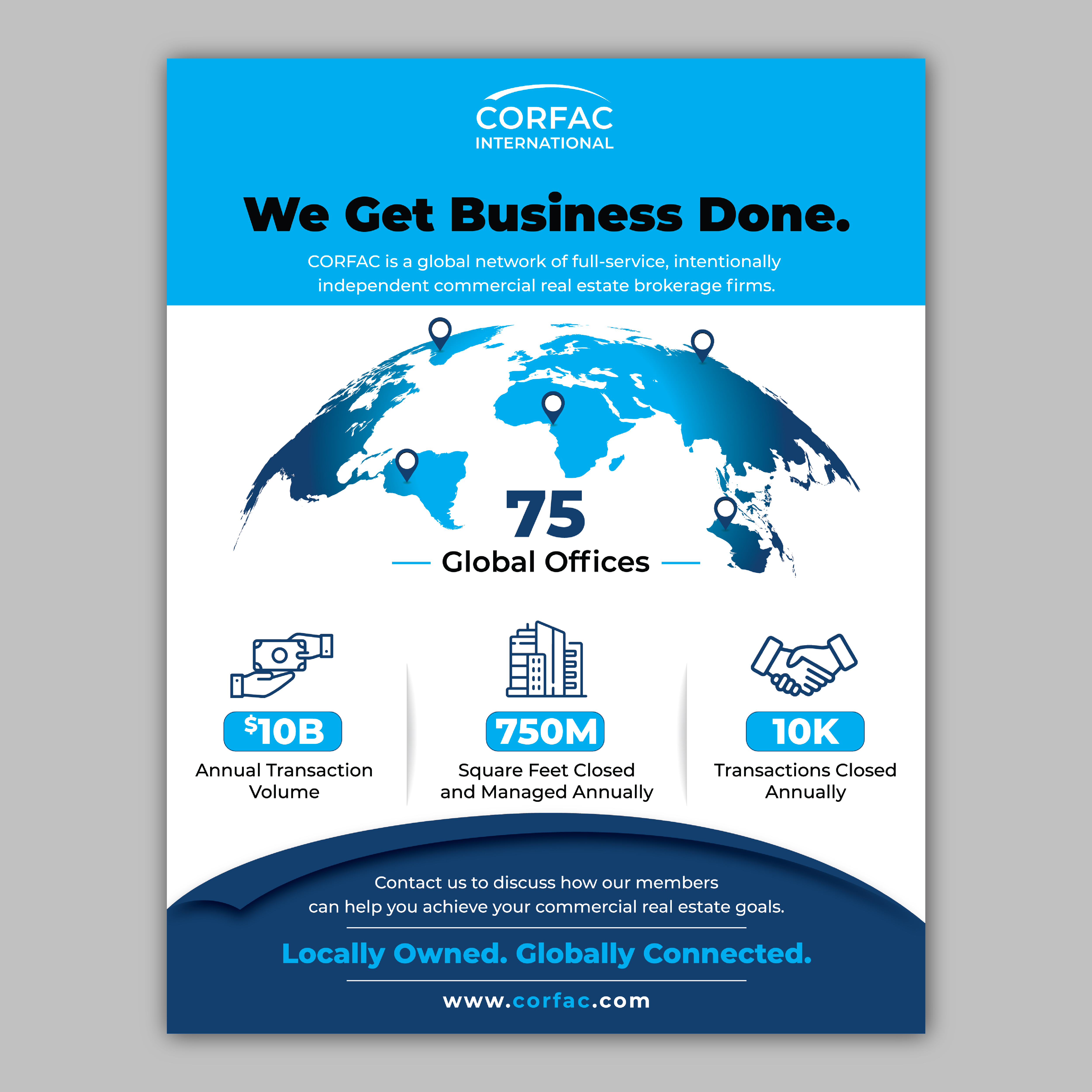 Infographic Design by Bidita Saha for CORFAC International  | Design #33385785