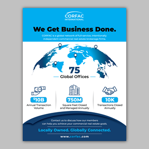 Infographic Design by Bidita Saha for CORFAC International  | Design: #33385785