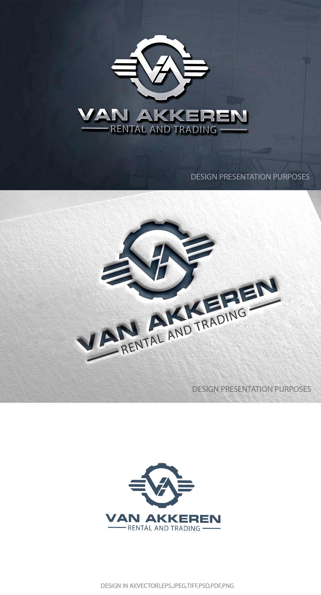 Diseño de Logo por zebronicgraphic para J.N.T. van Akkeren Rental and Trading B.V. | Diseño #33349376