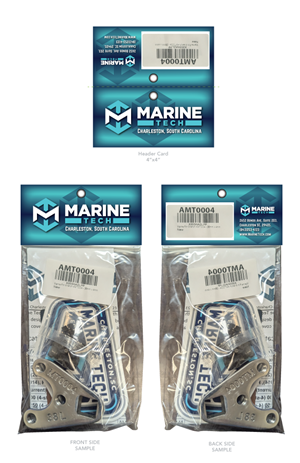Header Card Design for Marine Tool Product