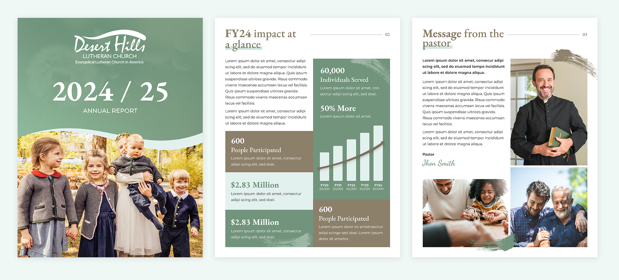 Design de Newsletter par pb pour Desert Hills Lutheran Church | Design #33370950