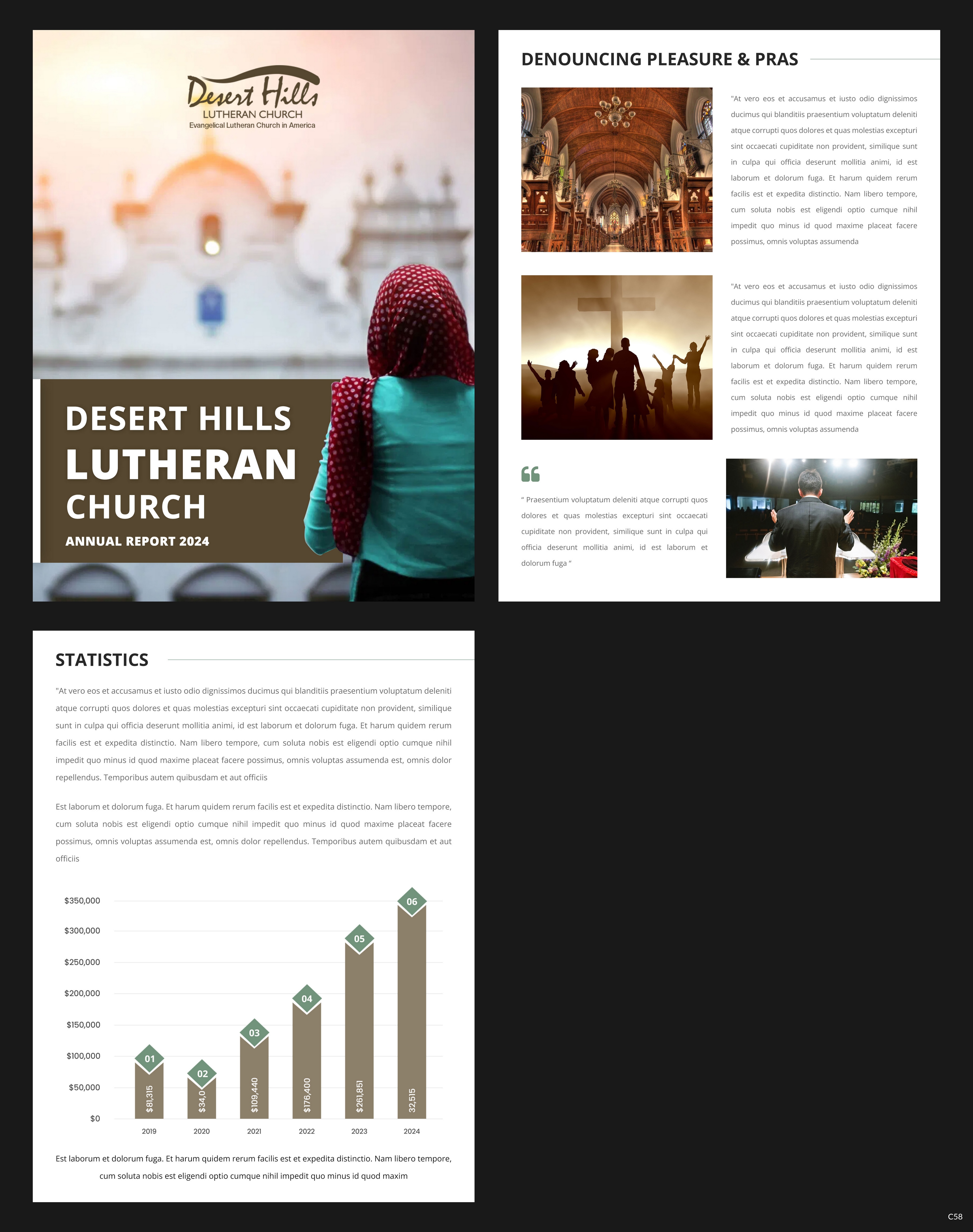 Newsletter Design by pb for Desert Hills Lutheran Church | Design #33370951