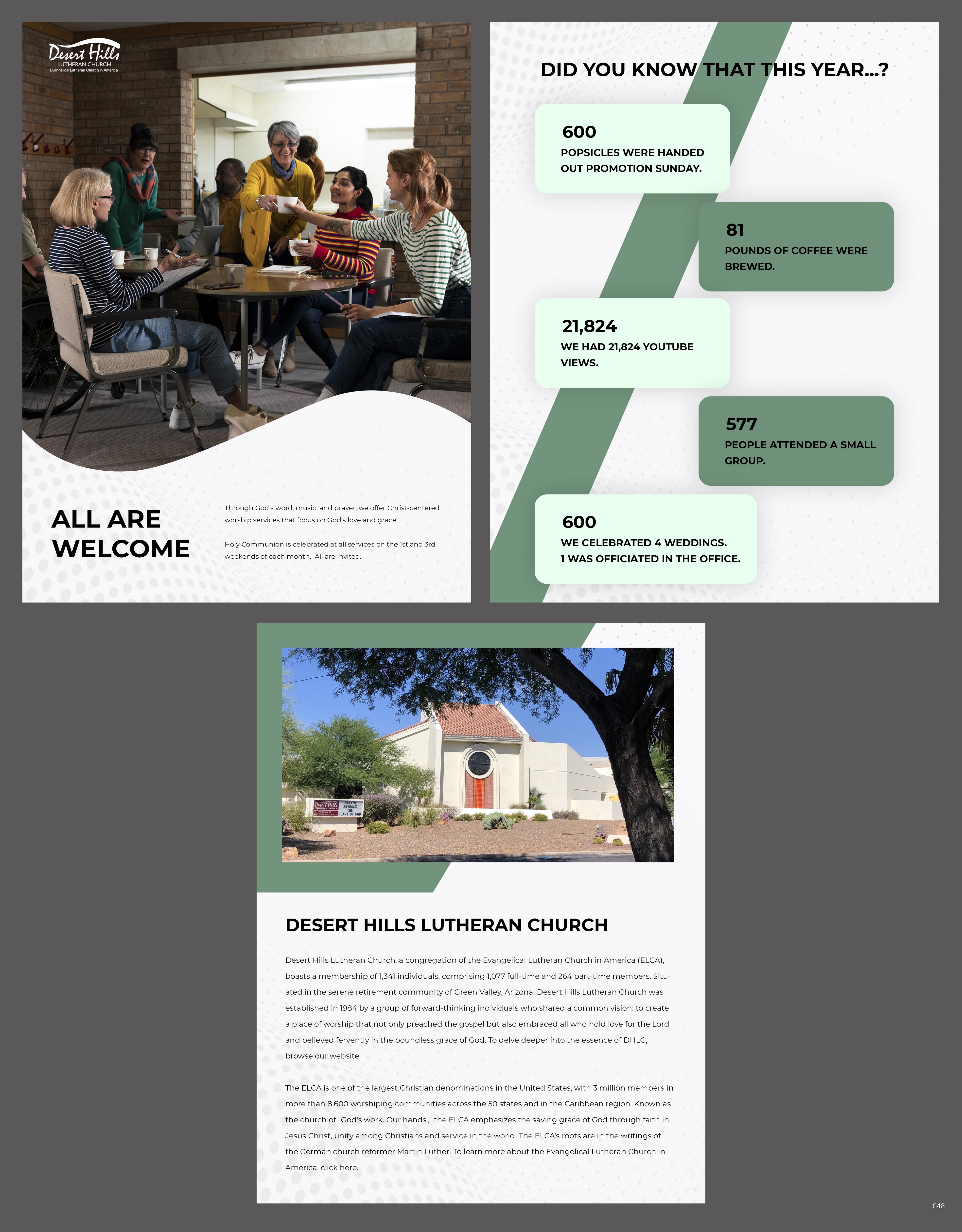 Design de Newsletter par pb pour Desert Hills Lutheran Church | Design #33377402
