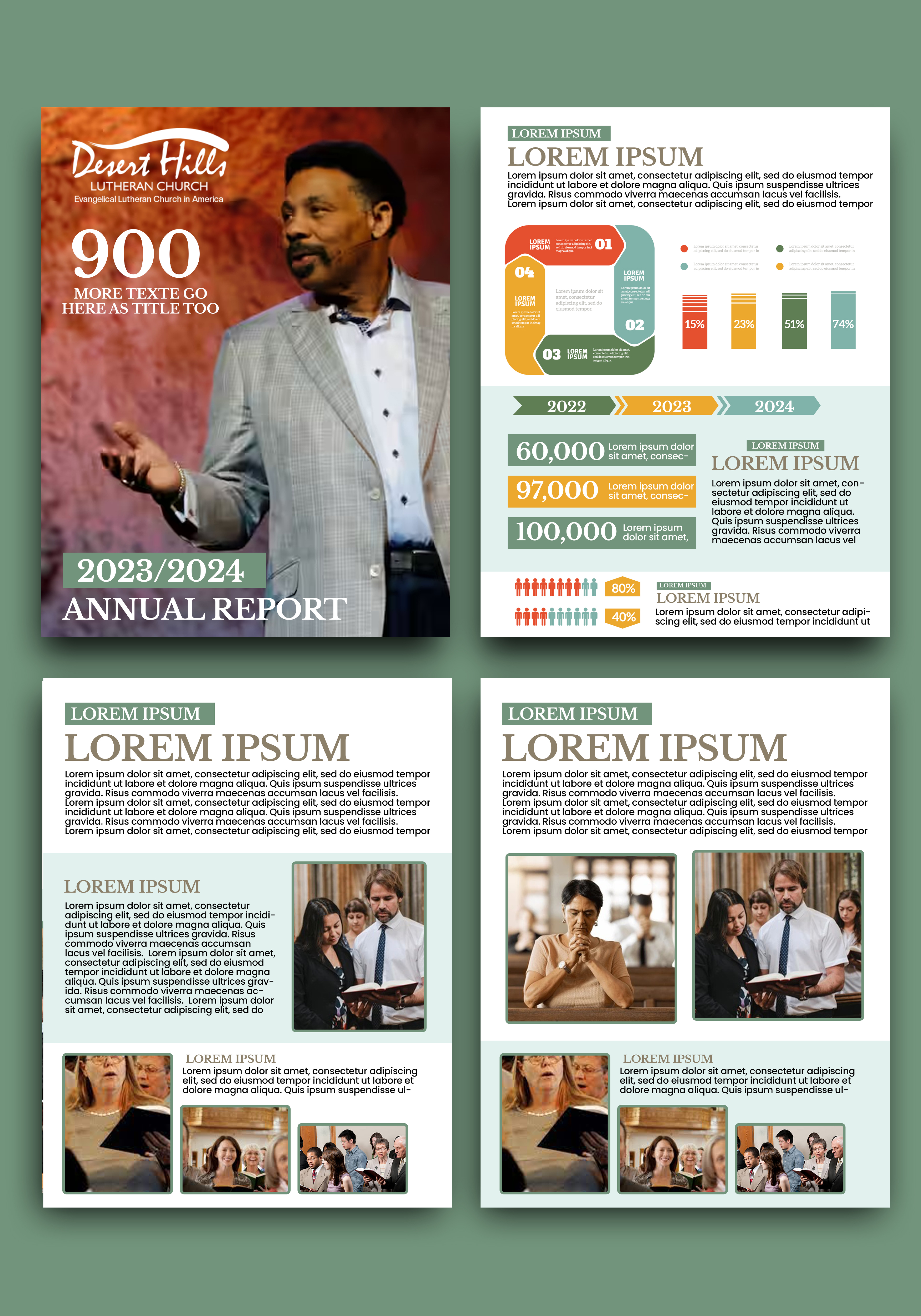 Newsletter Design by nguruzzdng for Desert Hills Lutheran Church | Design #33353815
