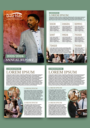 Newsletter Design by nguruzzdng for Desert Hills Lutheran Church | Design: #33379005