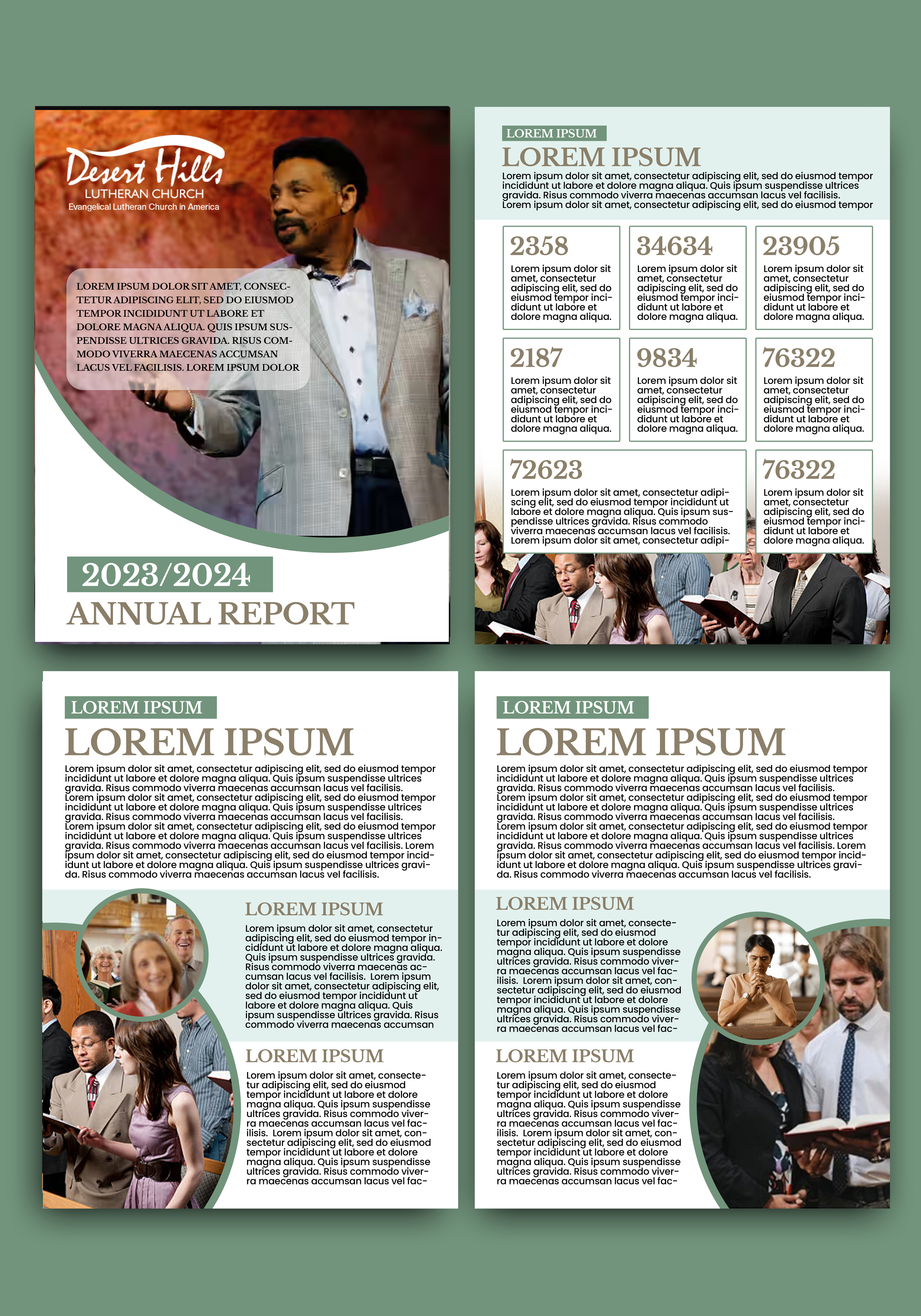 Newsletter Design by nguruzzdng for Desert Hills Lutheran Church | Design: #33383408
