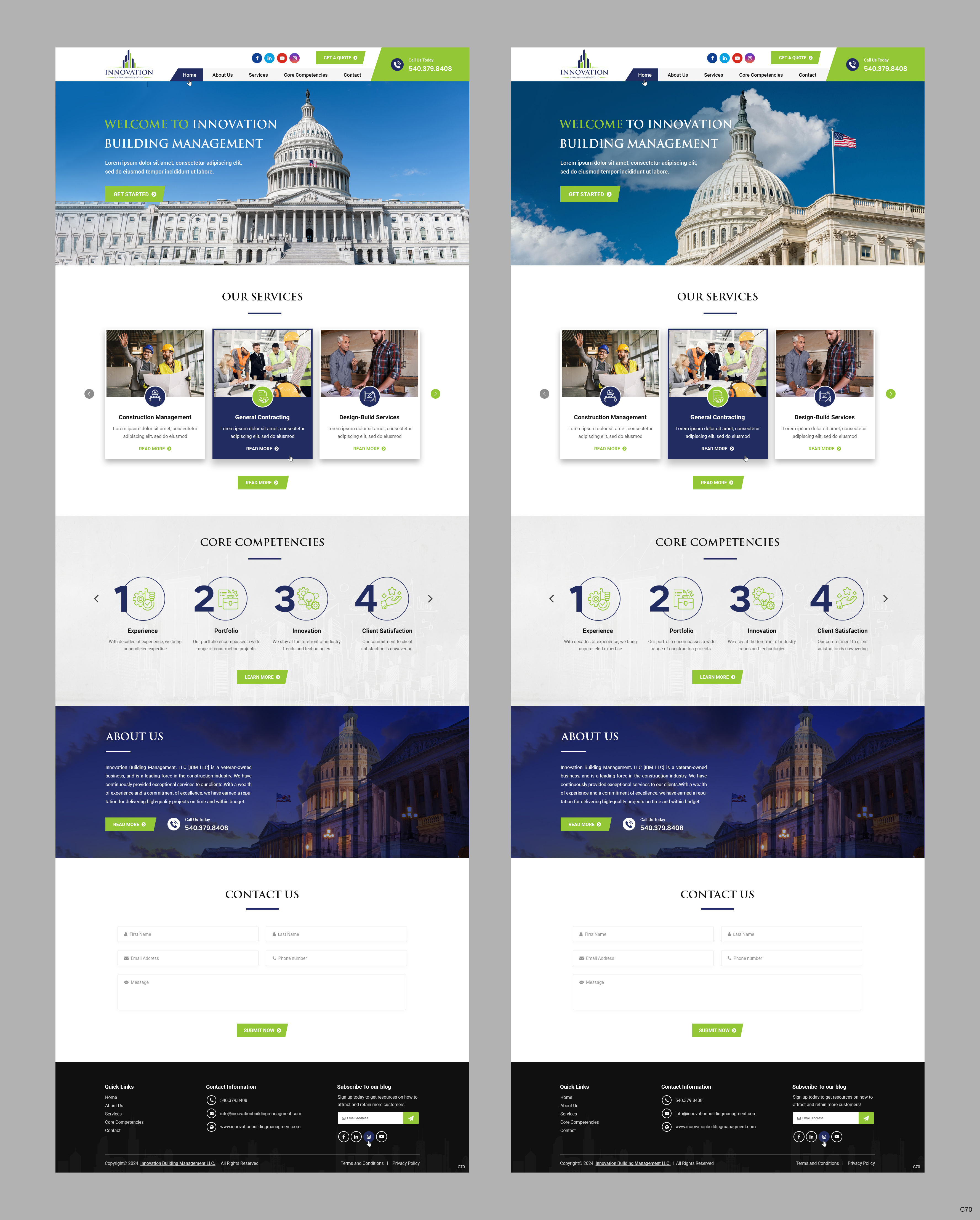 Diseño Web por pb para Innovation Building Management LLC | Diseño #33363341