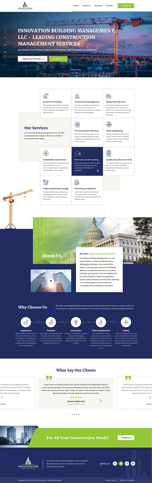 Diseño Web por Sbss para Innovation Building Management LLC | Diseño: #33353955