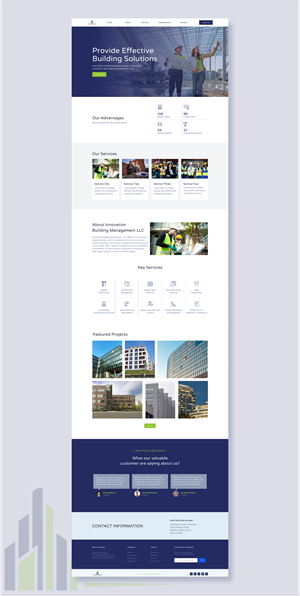 Web Design by Awang_ for Innovation Building Management LLC | Design: #33356523