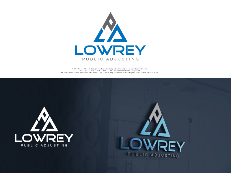 Diseño de Logo por Cliping_path para Lowrey Public Adjusting | Diseño #33387503