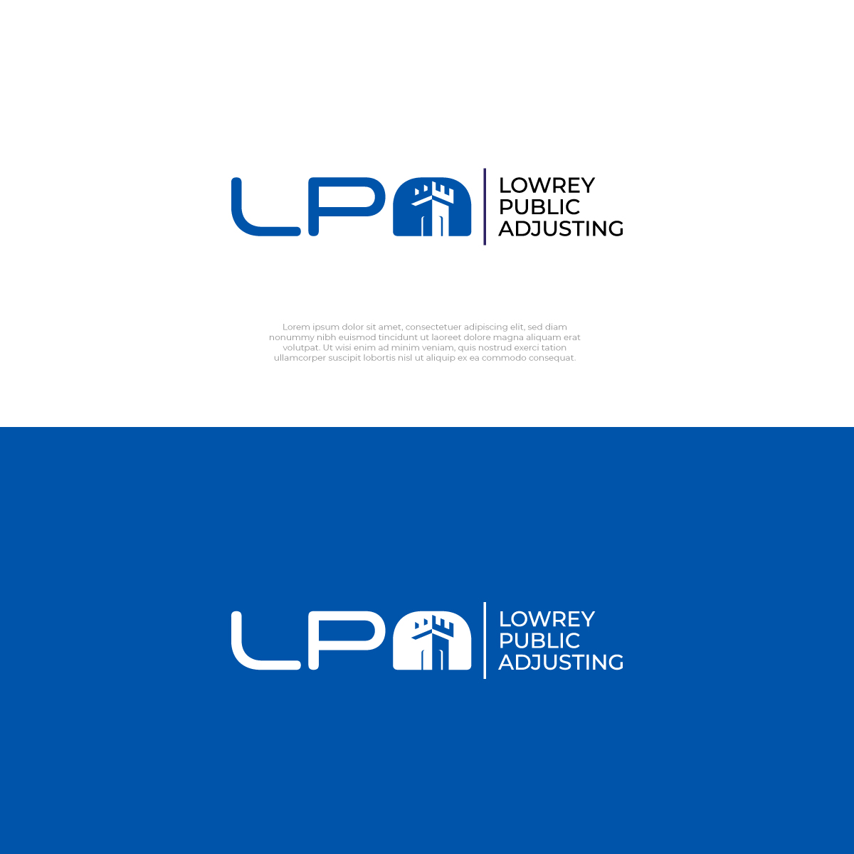 Logo-Design von AstuDesign für Lowrey Public Adjusting | Design #33385757