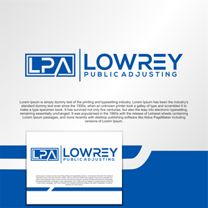 Logo-Design von diego costa für Lowrey Public Adjusting | Design: #33351824