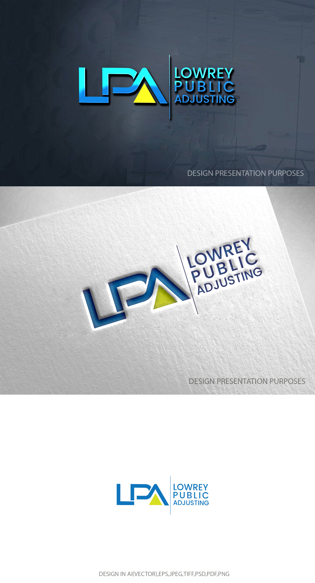 Logo-Design von zebronicgraphic für Lowrey Public Adjusting | Design #33353009