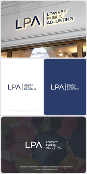 Logo-Design von SigmaStudio für Lowrey Public Adjusting | Design: #33353971