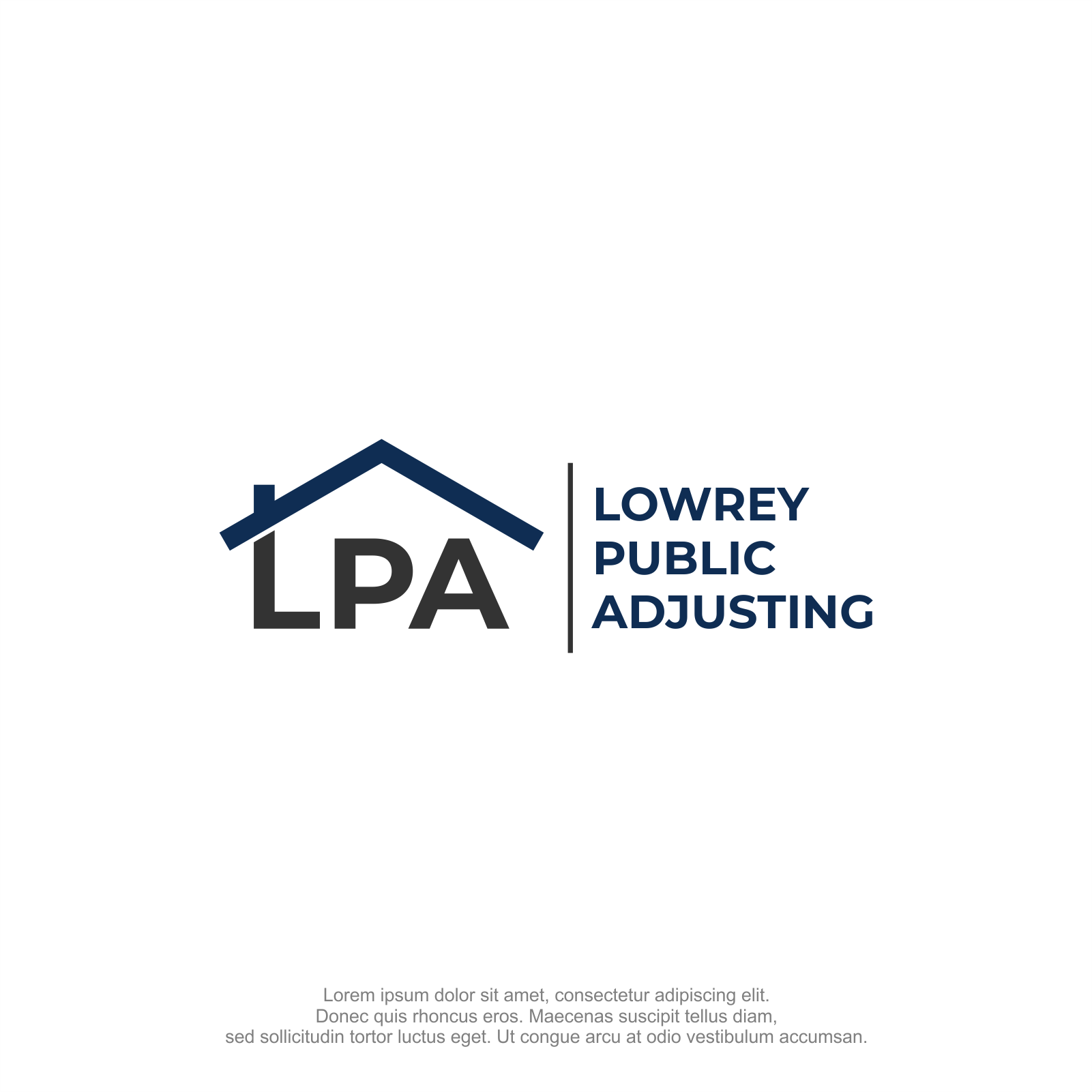 Logo-Design von M.Syaiful Huda für Lowrey Public Adjusting | Design #33351853