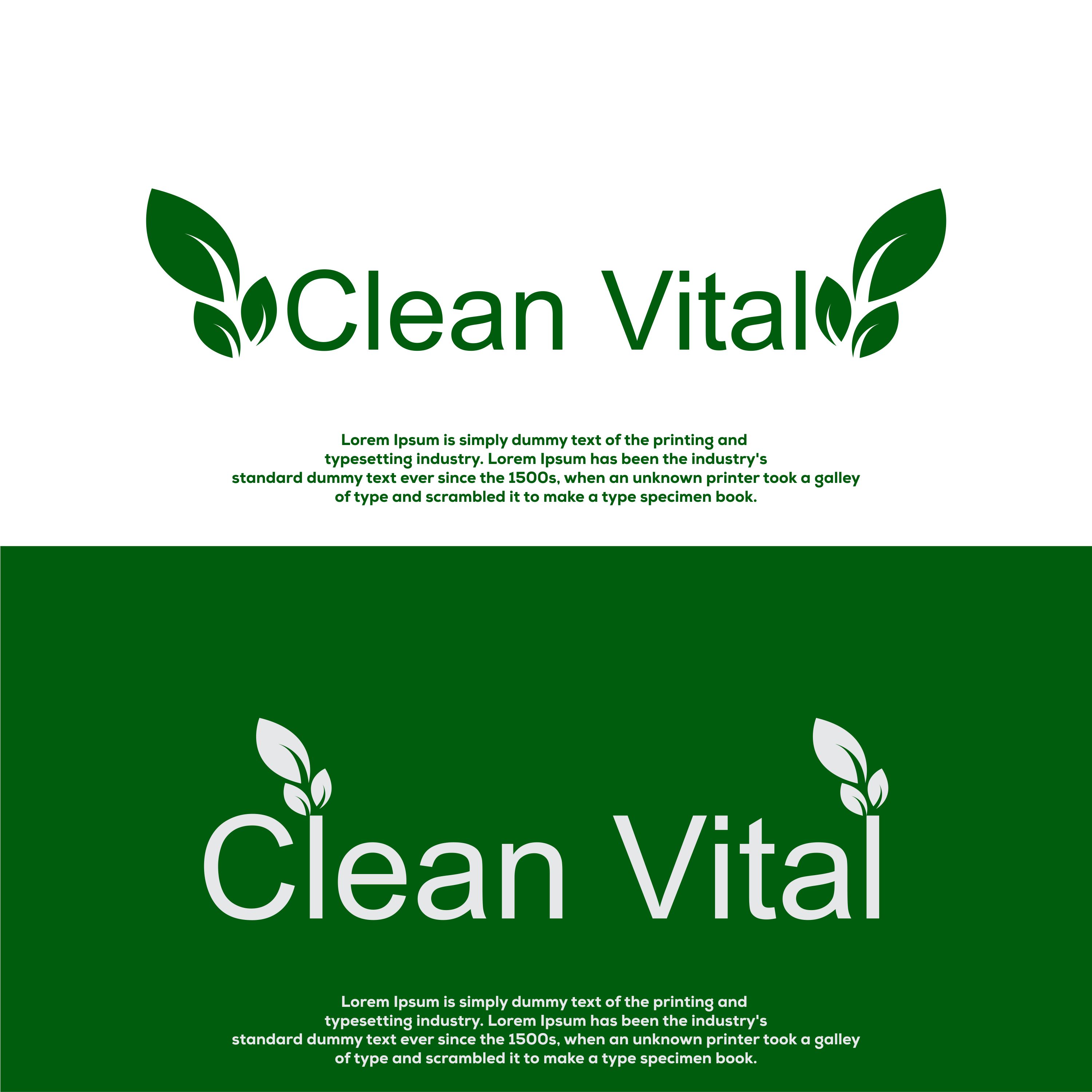 Logo Design by izdihaar studio for Clean Vital | Design #33359127