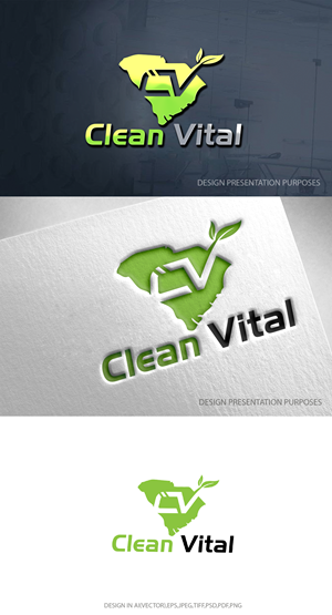 Logo Design by zebronicgraphic for Clean Vital | Design: #33362371