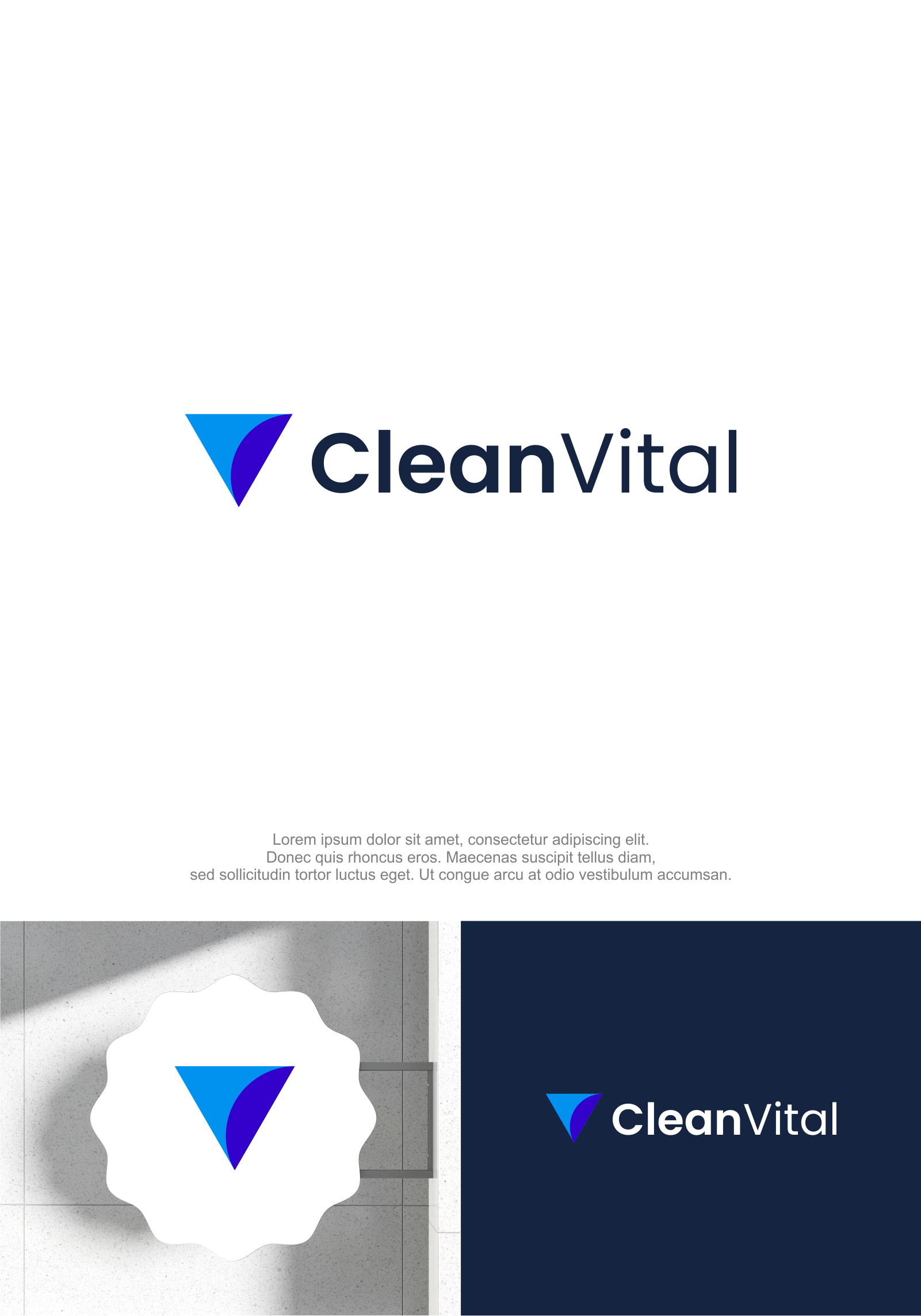 Diseño de Logo por M.Syaiful Huda para Clean Vital | Diseño #33358132