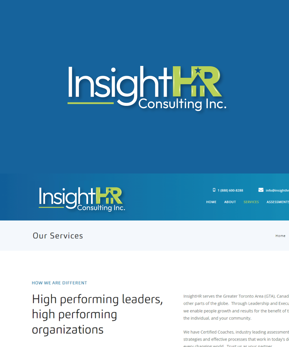 Logo Design by rgb01 for InsightHR Consulting Inc. | Design #33357901