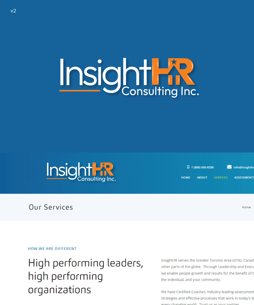 Logo-Design von rgb01 für InsightHR Consulting Inc. | Design #33358081