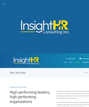 Diseño de Logo por rgb01 para InsightHR Consulting Inc. | Diseño: #33358082