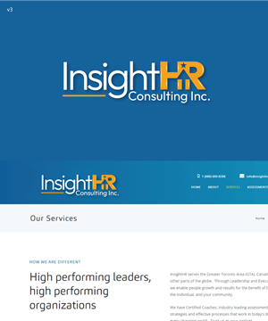 Diseño de Logo por rgb01 para InsightHR Consulting Inc. | Diseño: #33358083