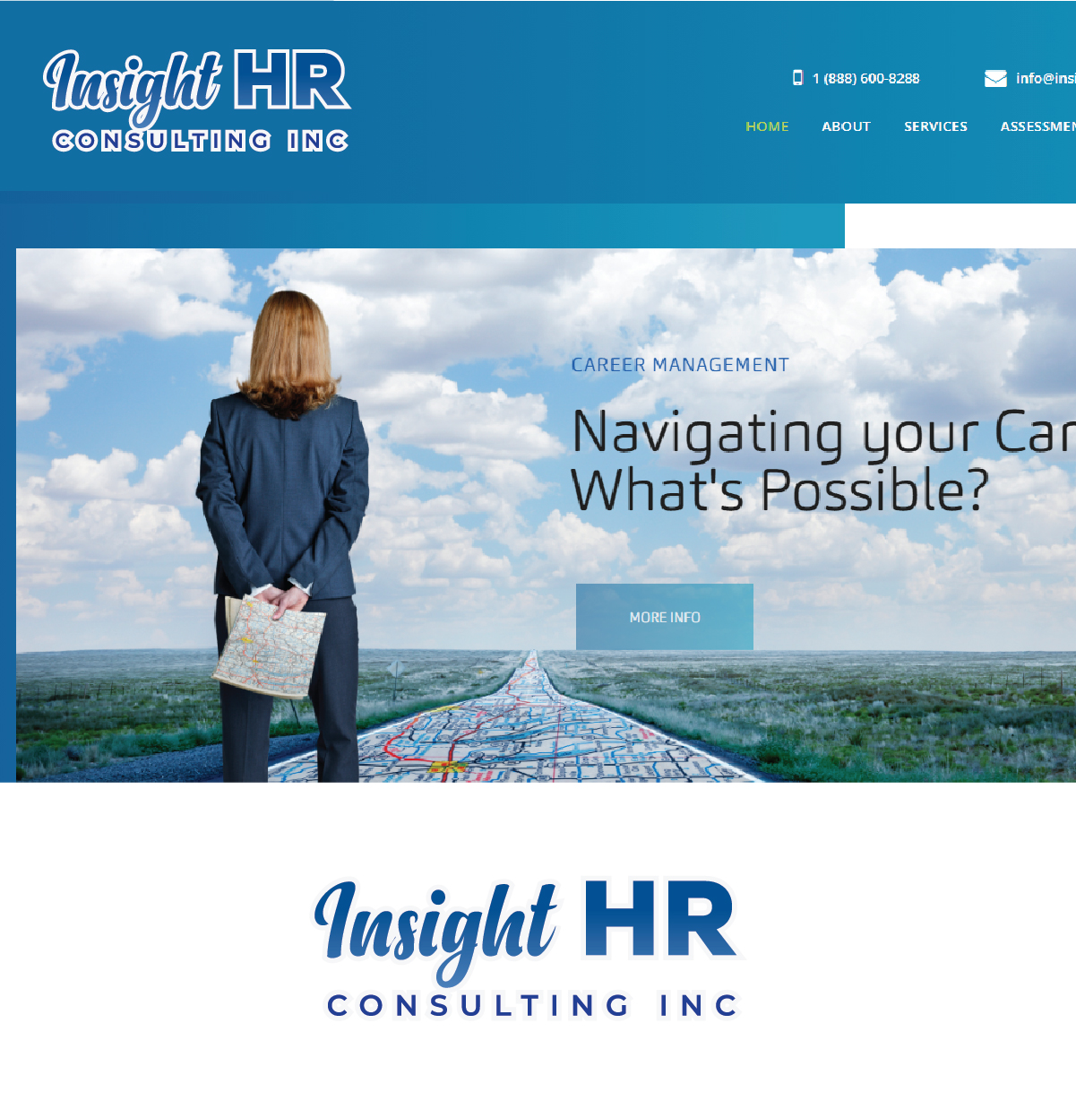 Logo Design by 99 Art.. for InsightHR Consulting Inc. | Design #33355777