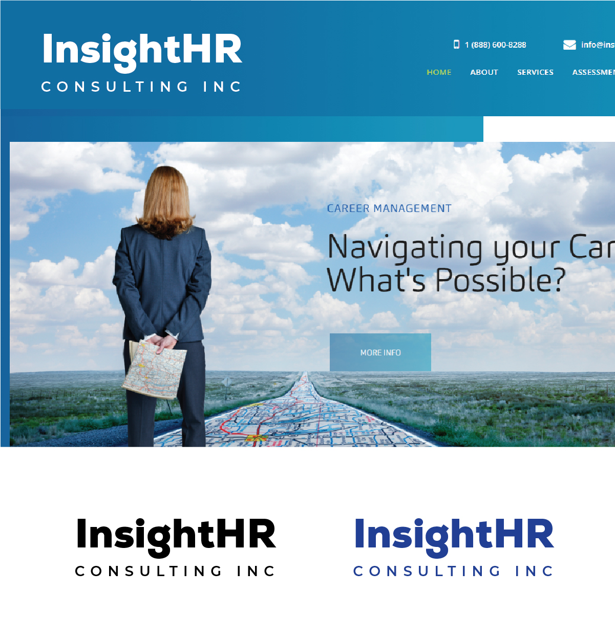 Logo Design by 99 Art.. for InsightHR Consulting Inc. | Design #33355778