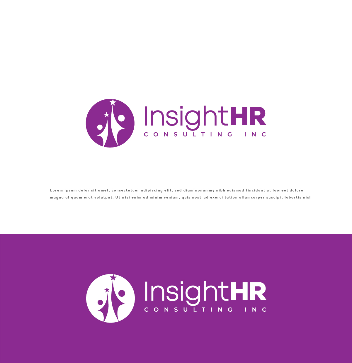 Logo Design by 99 Art.. for InsightHR Consulting Inc. | Design #33358951