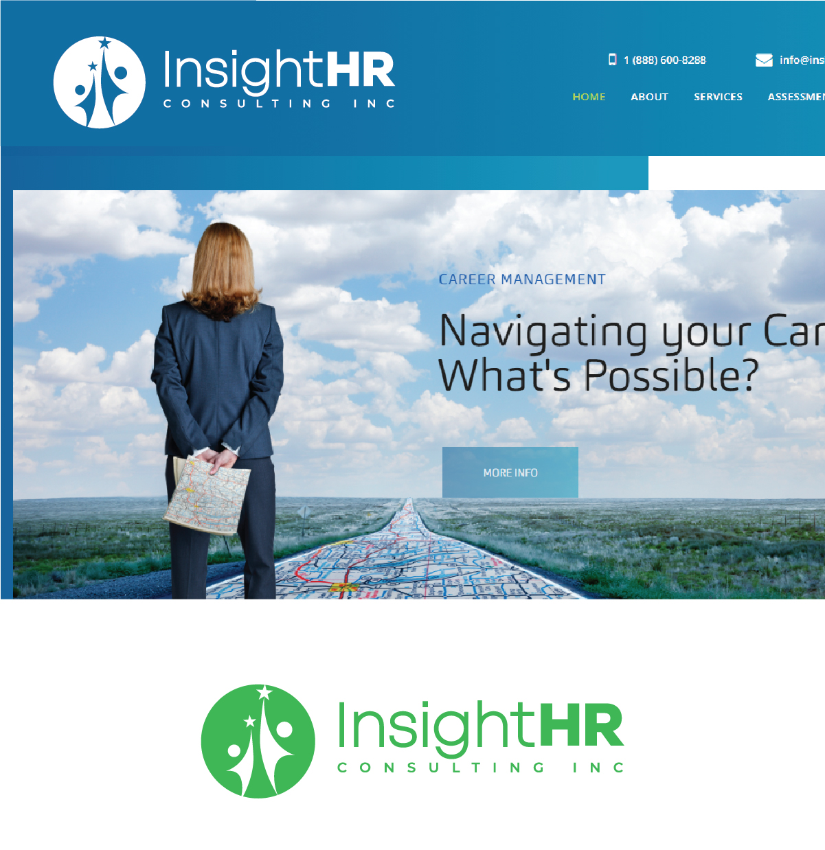 Logo Design by 99 Art.. for InsightHR Consulting Inc. | Design #33358957