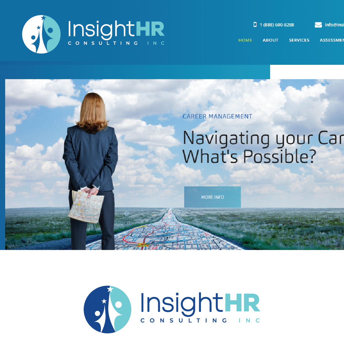 Logo Design by 99 Art.. for InsightHR Consulting Inc. | Design #33358958