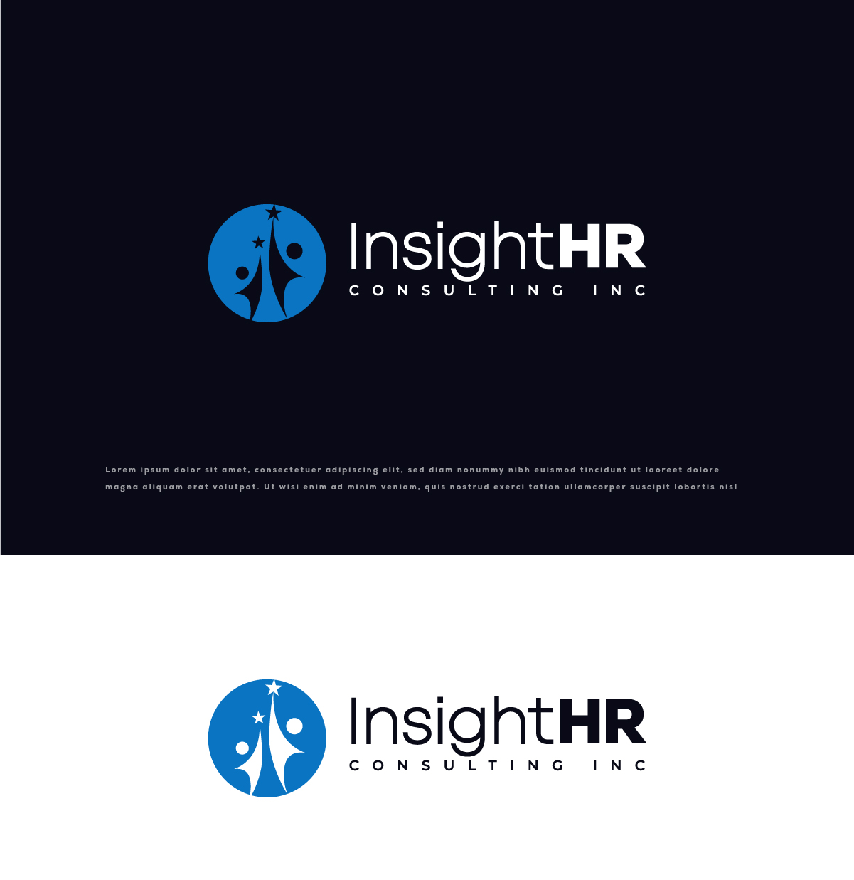 Logo Design by 99 Art.. for InsightHR Consulting Inc. | Design #33359648