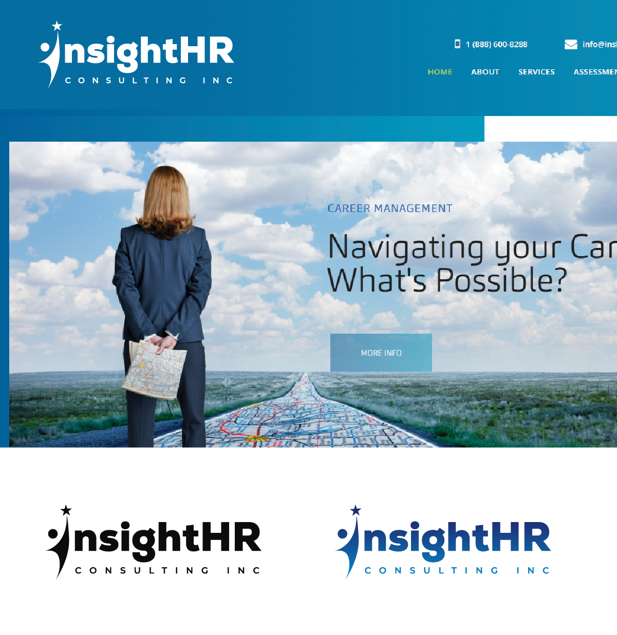 Logo Design by 99 Art.. for InsightHR Consulting Inc. | Design #33359653