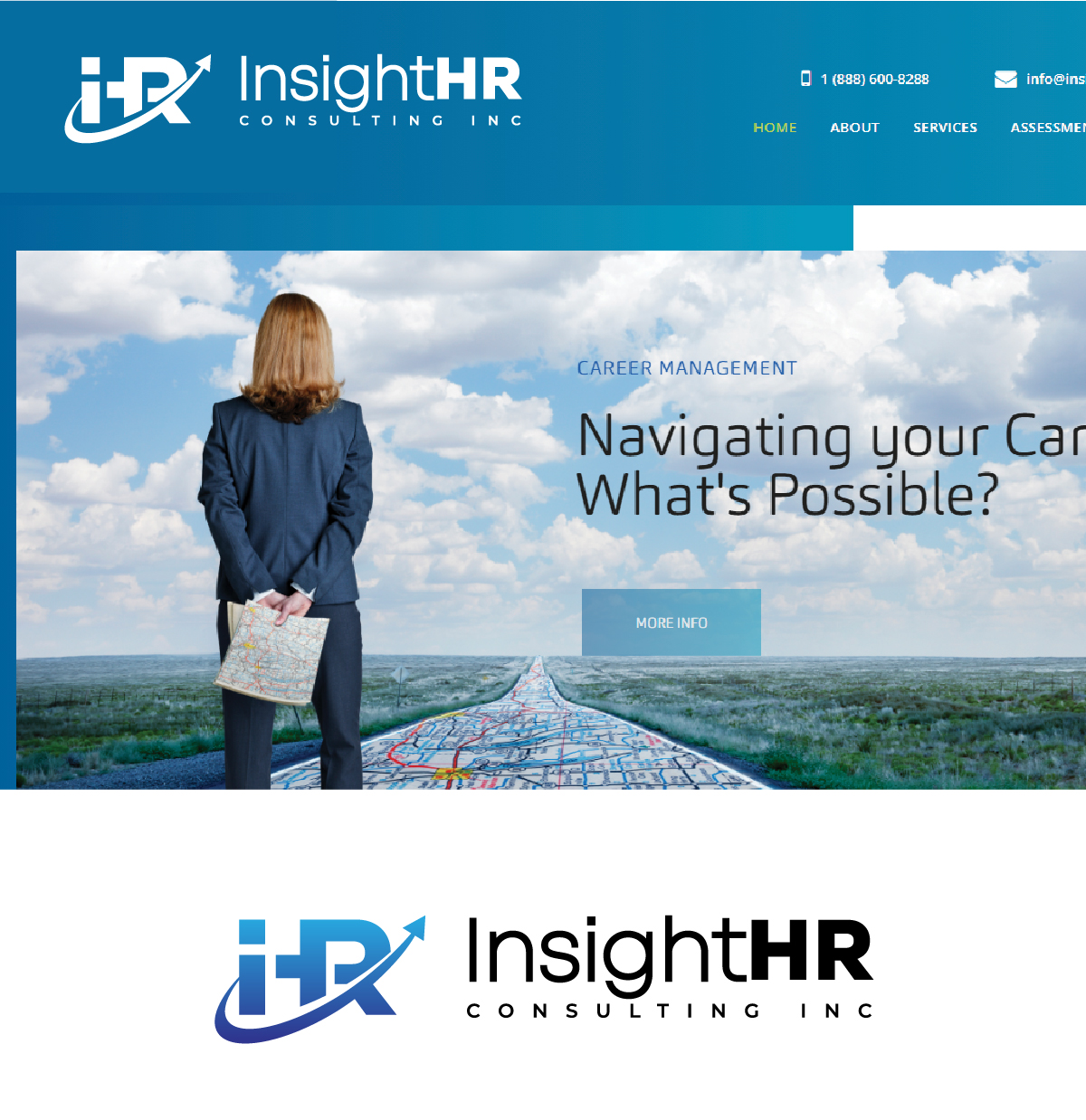 Logo Design by 99 Art.. for InsightHR Consulting Inc. | Design #33360124