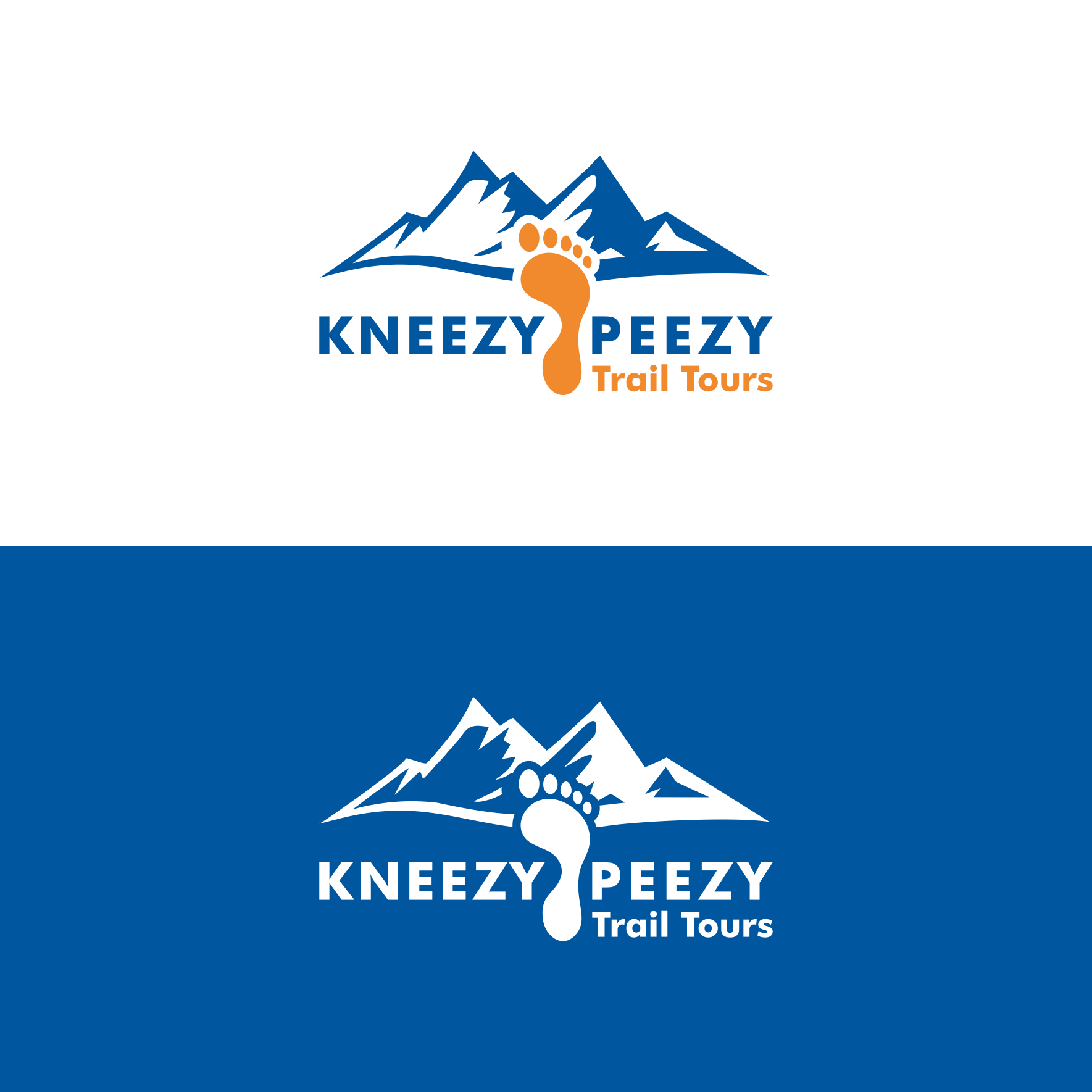 Logo Design by sal_amah for Kneezy Peezy Trail Tours | Design #33368457