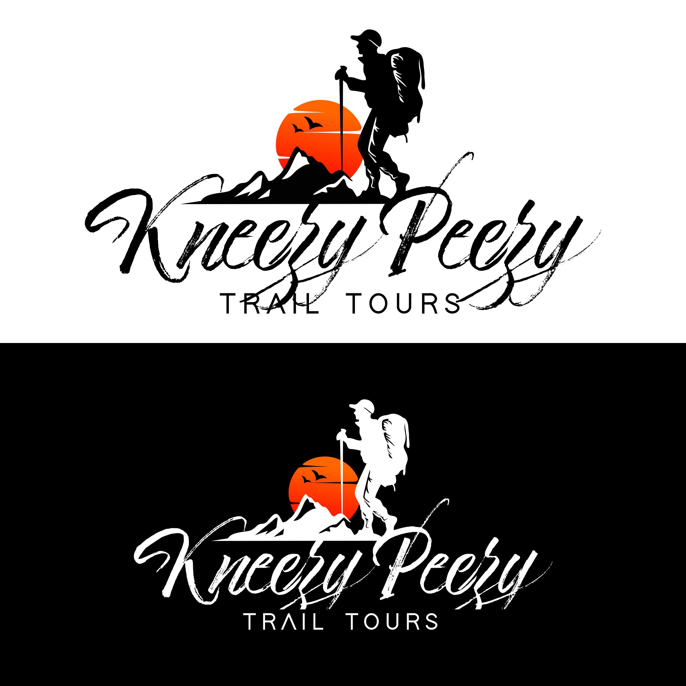 Logo-Design von creative.bugs für Kneezy Peezy Trail Tours | Design #33371644