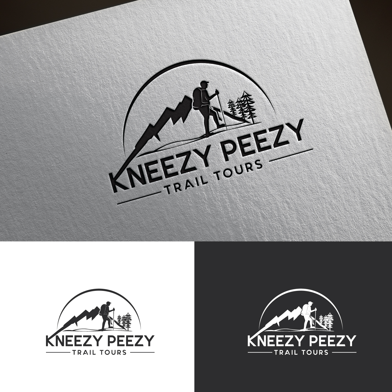 Logo Design by sankar999 for Kneezy Peezy Trail Tours | Design #33360005