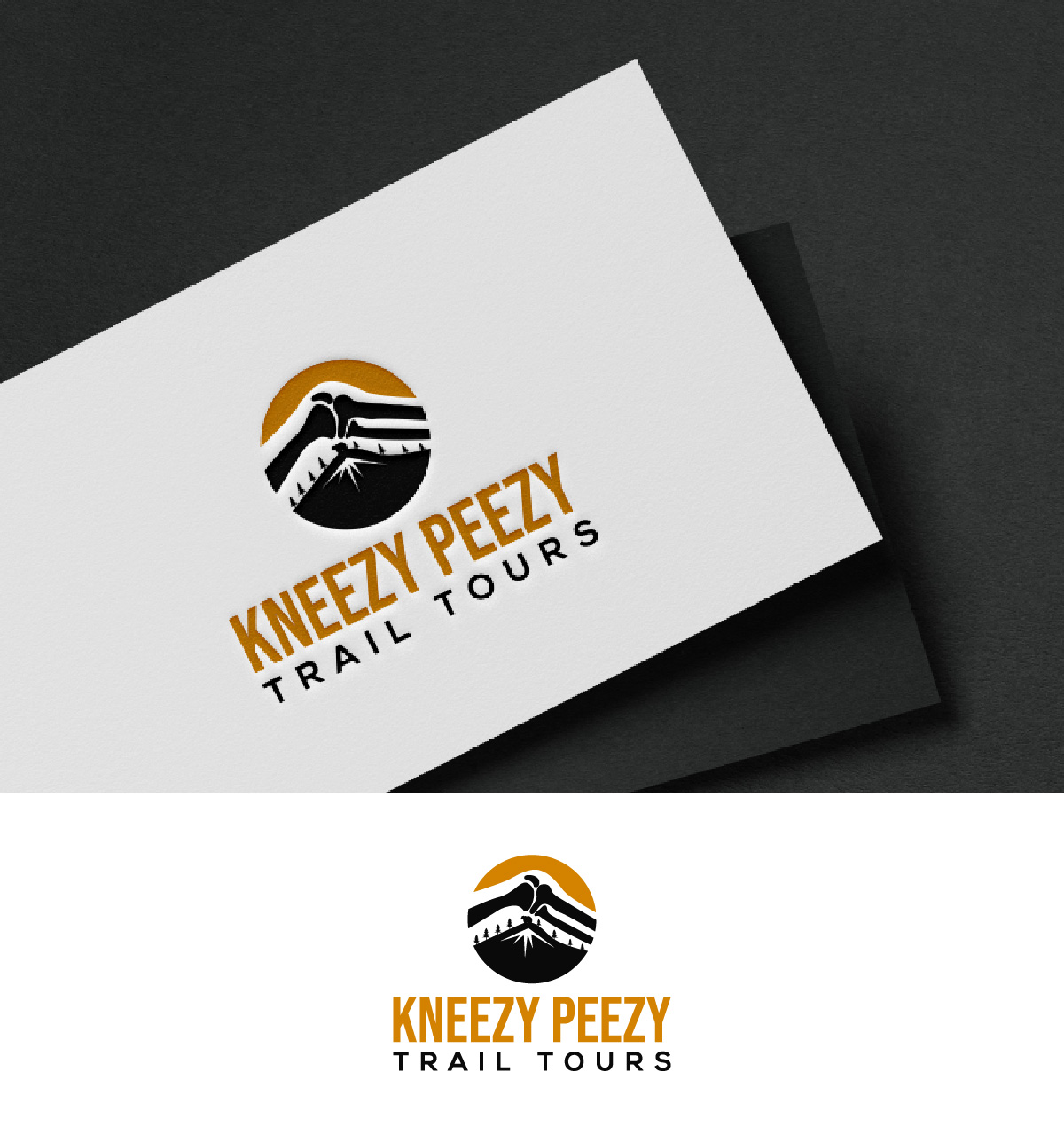 Logo-Design von fly  design für Kneezy Peezy Trail Tours | Design #33362582