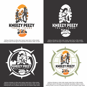 Design de Logo par Doddy.K.Insani pour Kneezy Peezy Trail Tours | Design : #33371754