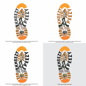 Logo-Design von Doddy.K.Insani für Kneezy Peezy Trail Tours | Design: #33419602