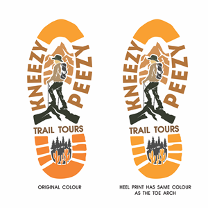 Logo-Design von Doddy.K.Insani für Kneezy Peezy Trail Tours | Design: #33441322
